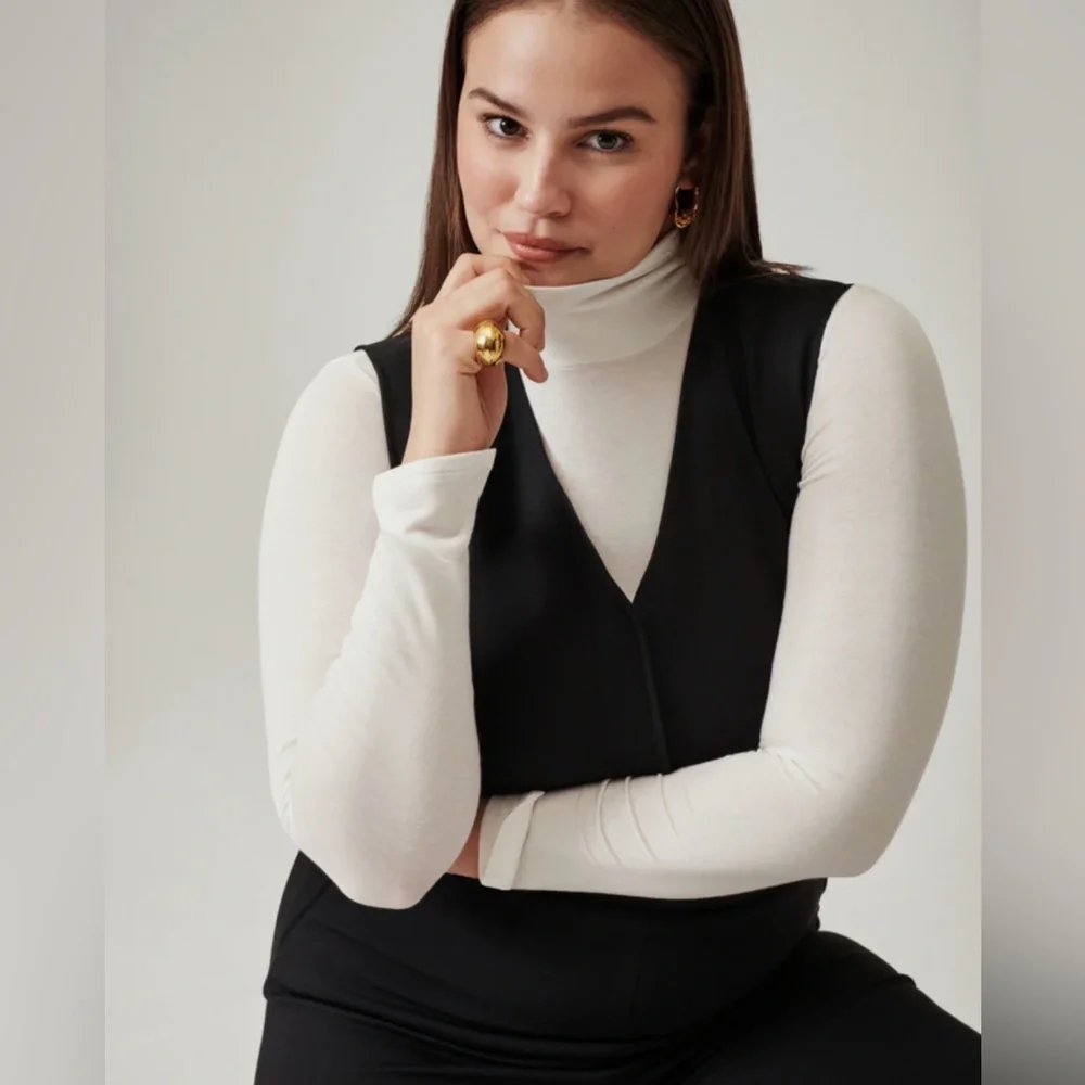 NWT SPANX Classic Black Sleeveless Jumpsuit - Picture 5 of 14